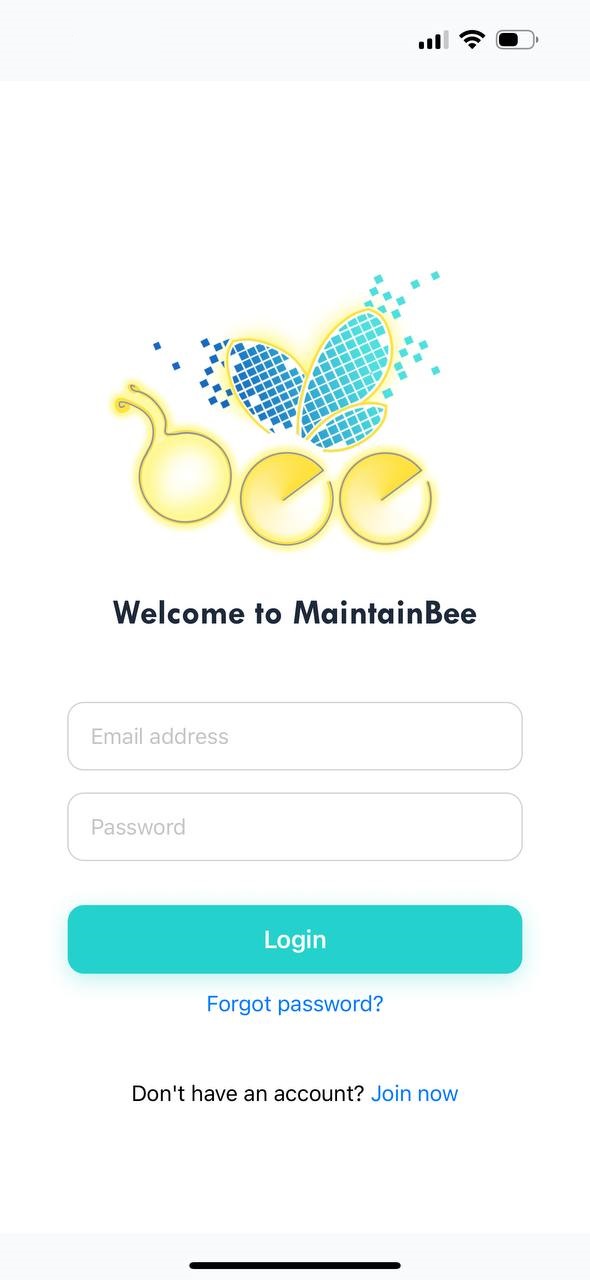 MaintainBee app on a mobile device